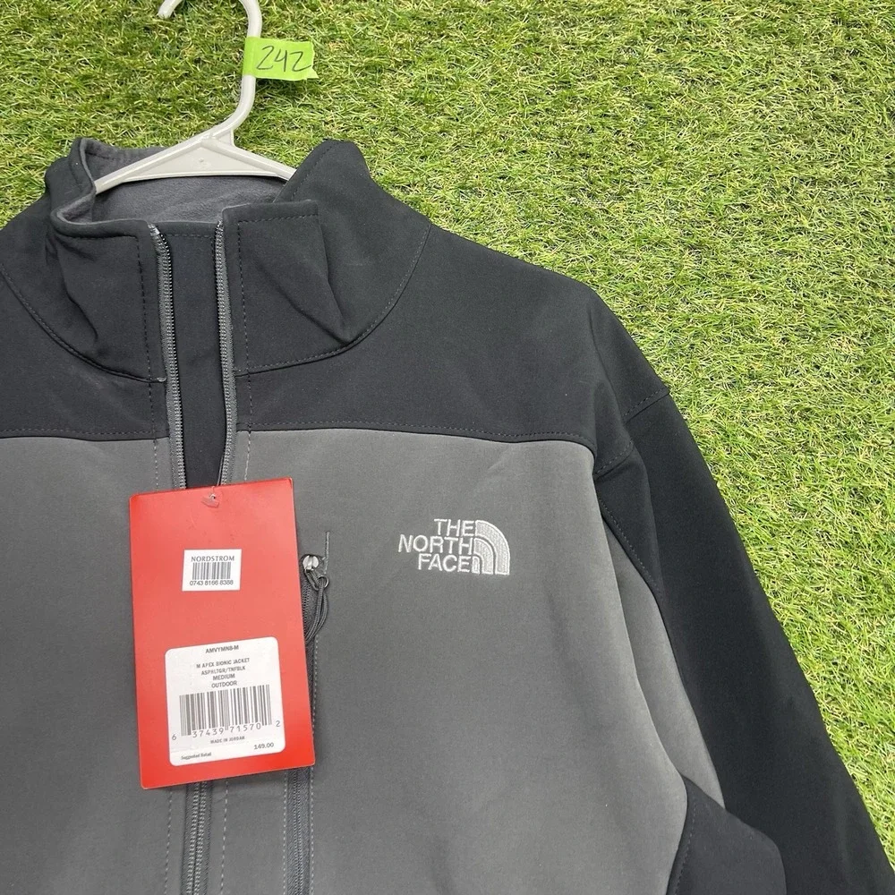 The North Face Apex Bionic Jacket Mens Medium Windwall Hooded Full Zip NWT